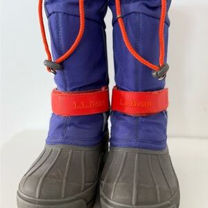 L.L.Bean purple and orange Winter Boots